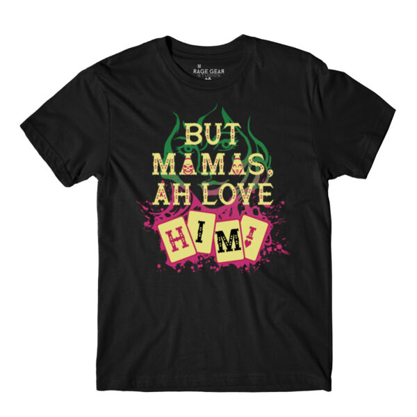 BUT MAMAS, GREEN - S/S - PREMIUM TEE - BLACK Thumbnail
