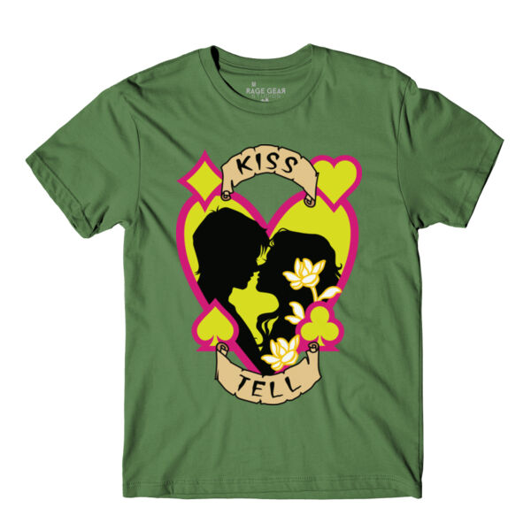 XROP KISS - S/S - PREMIUM TEE - LEAF GREEN Thumbnail