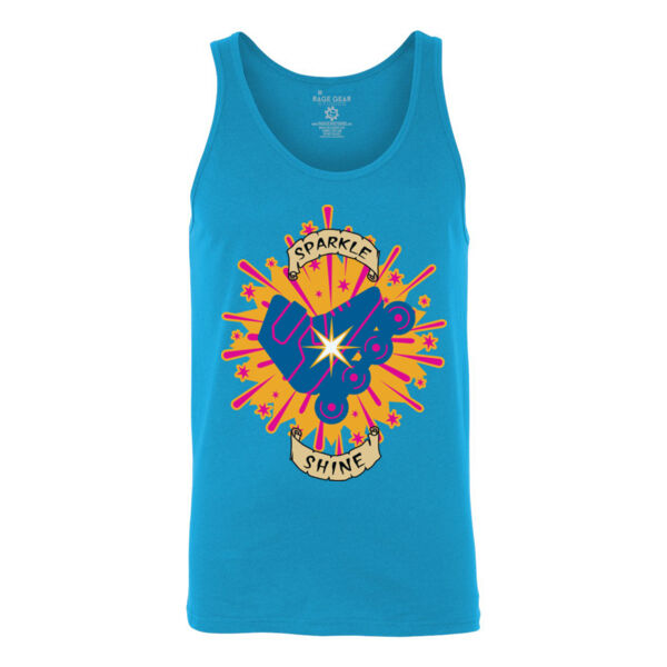 XROP SPARKLE - S/S - TANK TOP - NEON BLUE Thumbnail