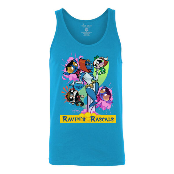 RAVEN'S RASCALS - S/S - TANK TOP - NEON BLUE  Thumbnail