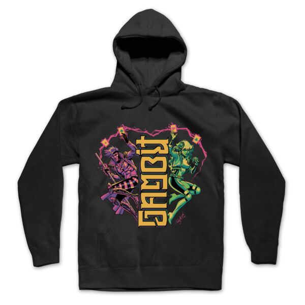 ROMY AMBIGRAM - S/S - HOODIE - BLACK  Thumbnail